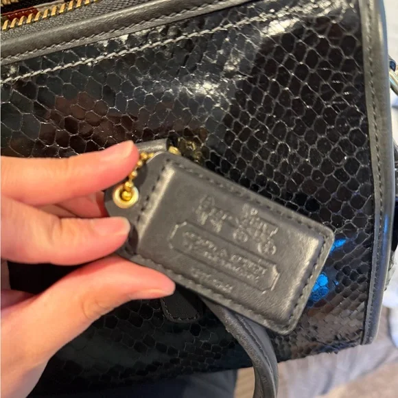 Coach 2008 Black Barrett Bag - Picture 9 of 12